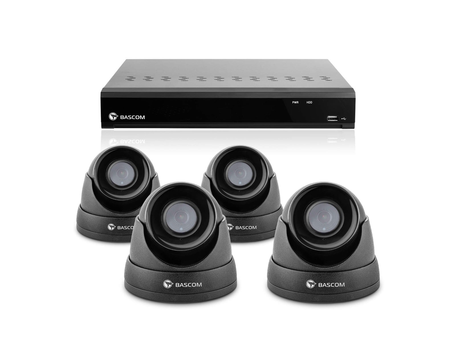 Kabelloses 4-Dome-System