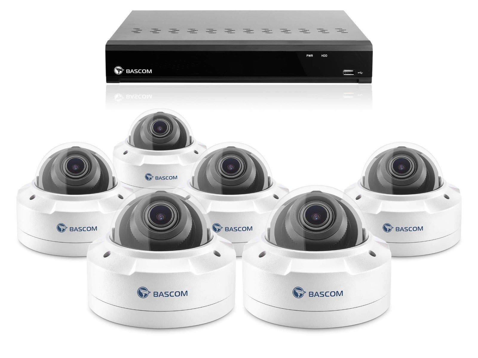 Kabelloses 6-Dome-System PLUS