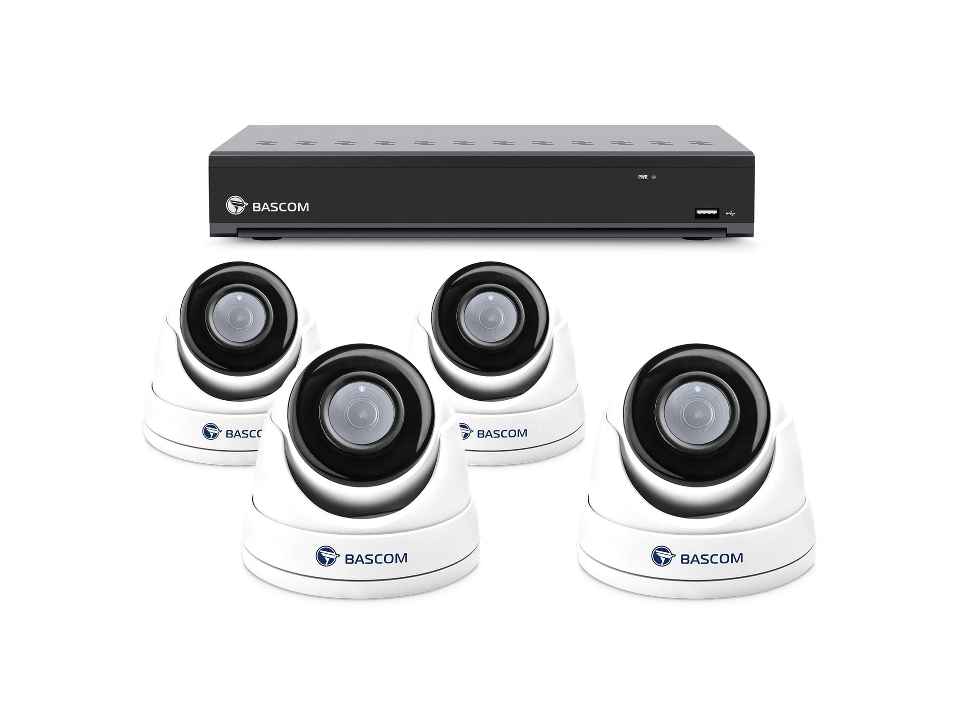Kabelloses 4-Dome-System