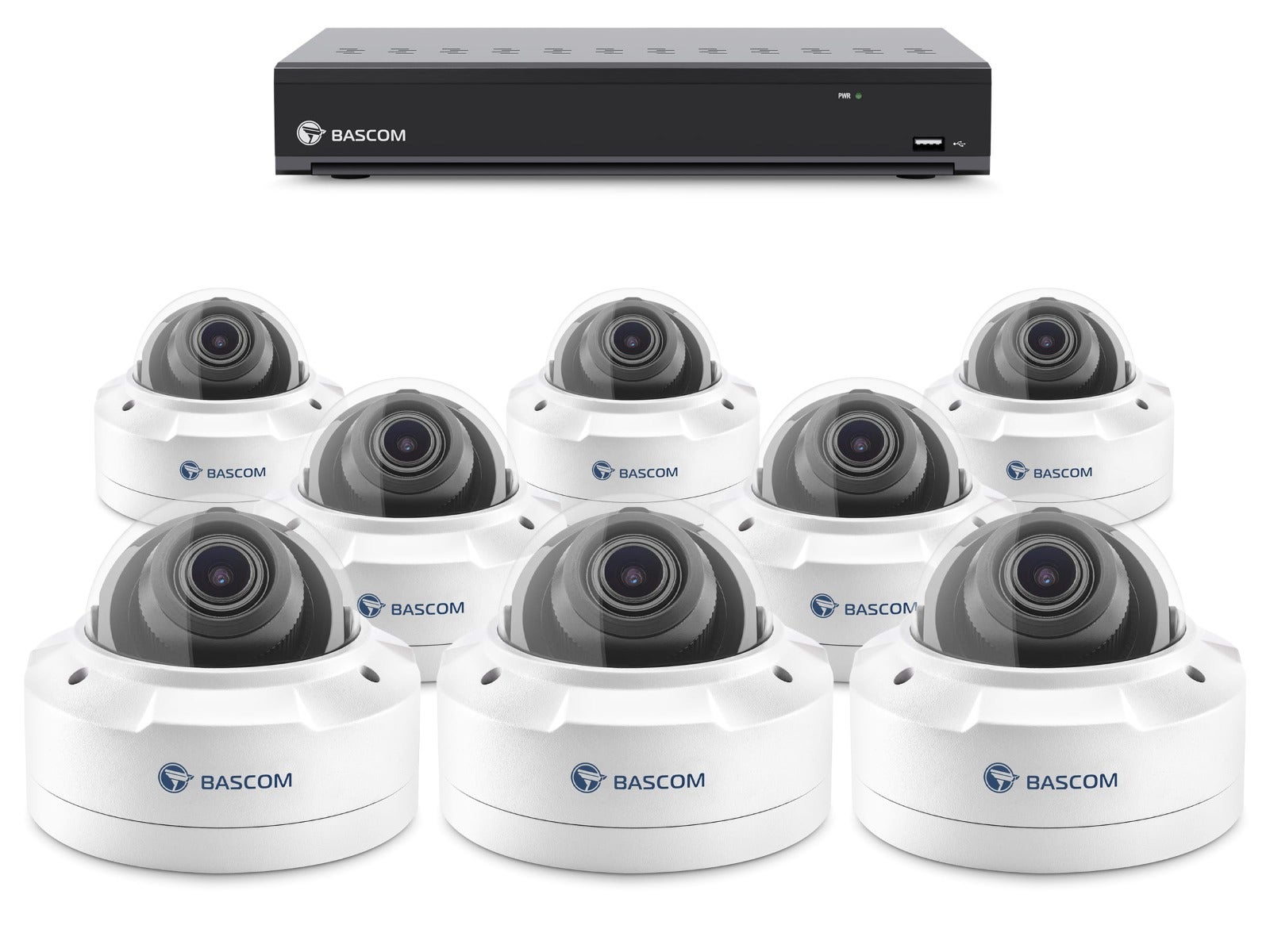 Kabelloses 8-Dome-System PLUS Kabelloses 8-Dome-System PLUS